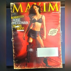 Maxim Magazine Special Edition With Rose McGowan Cover